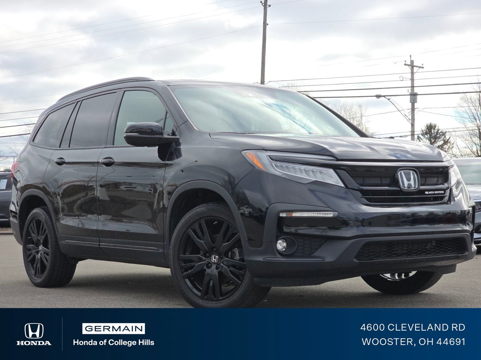 Certified 2022 Honda Pilot Black Edition image 1