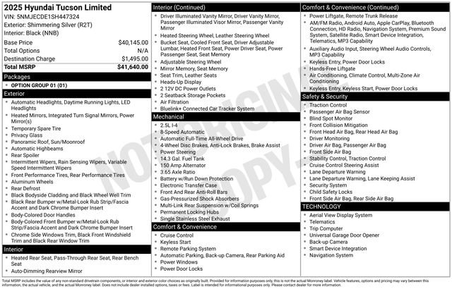 Used 2025 Hyundai Tucson Limited image 38