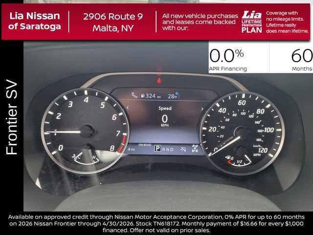 New 2026 Nissan Frontier SV w/ SV Convenience Package image 21