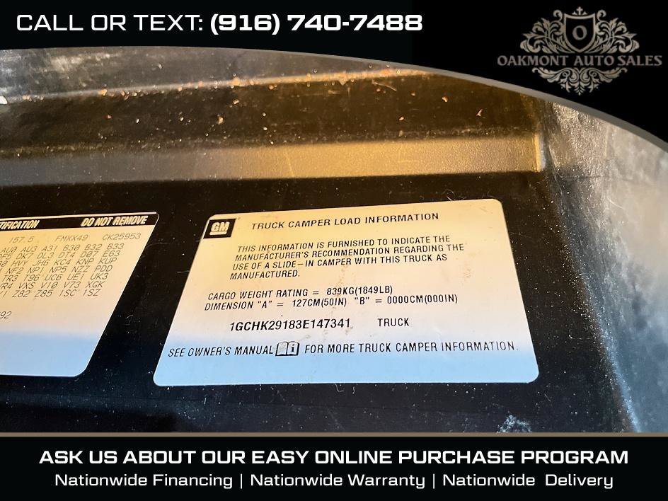 Used 2003 Chevrolet Silverado 2500 LT w/ Skid Plate Package AWD/4WD image 19