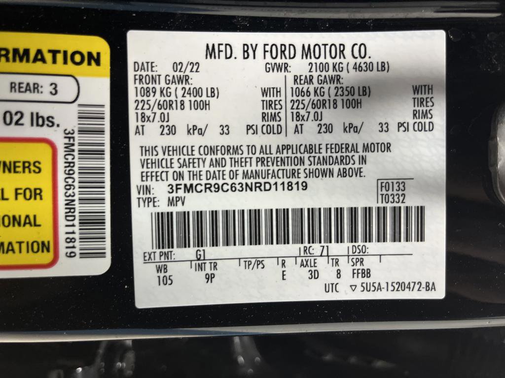 Used 2022 Ford Bronco Sport Outer Banks image 35