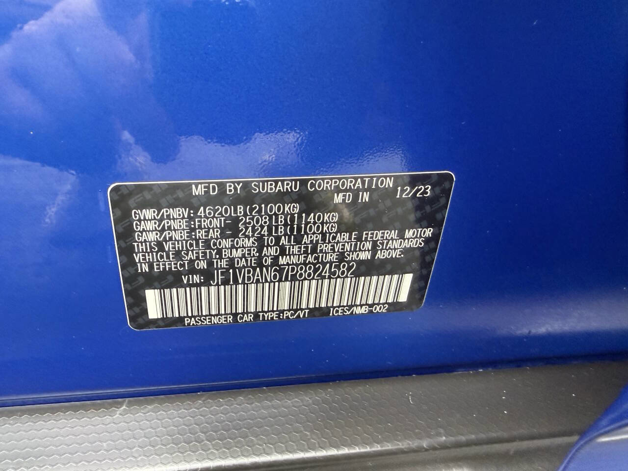 Used 2023 Subaru WRX Limited image 11