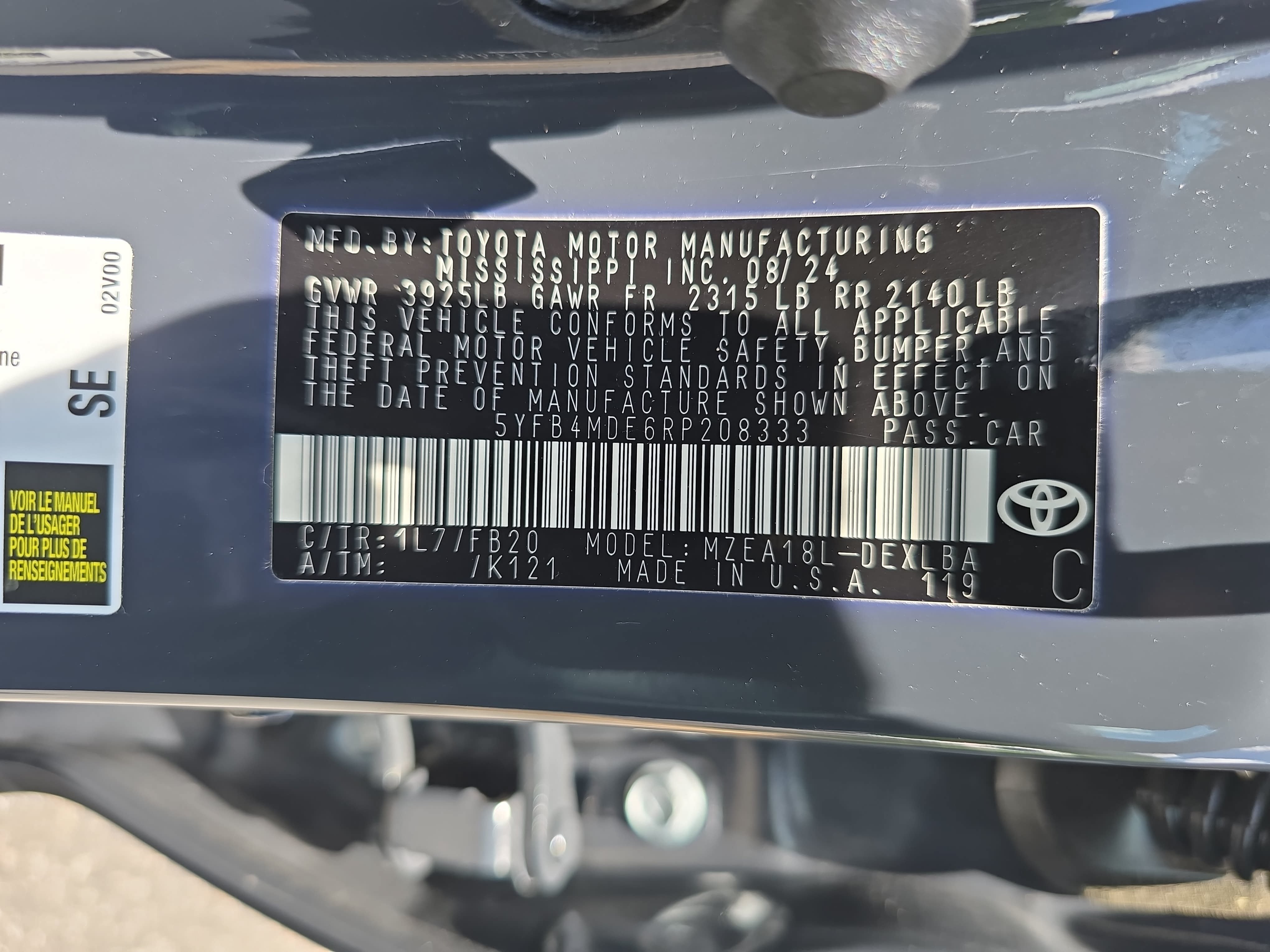 Used 2024 Toyota Corolla LE FWD image 34