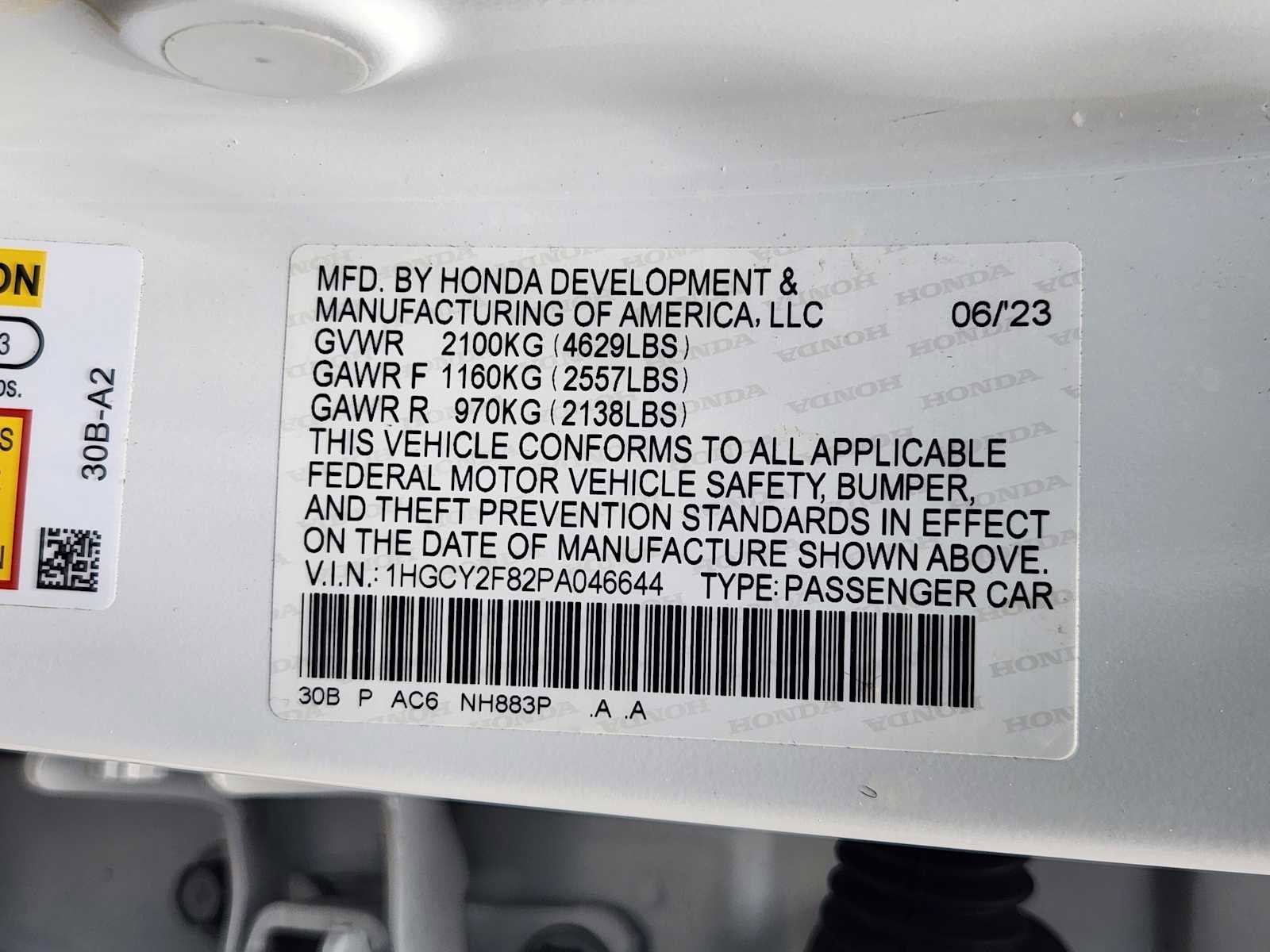 Certified 2023 Honda Accord Touring image 34