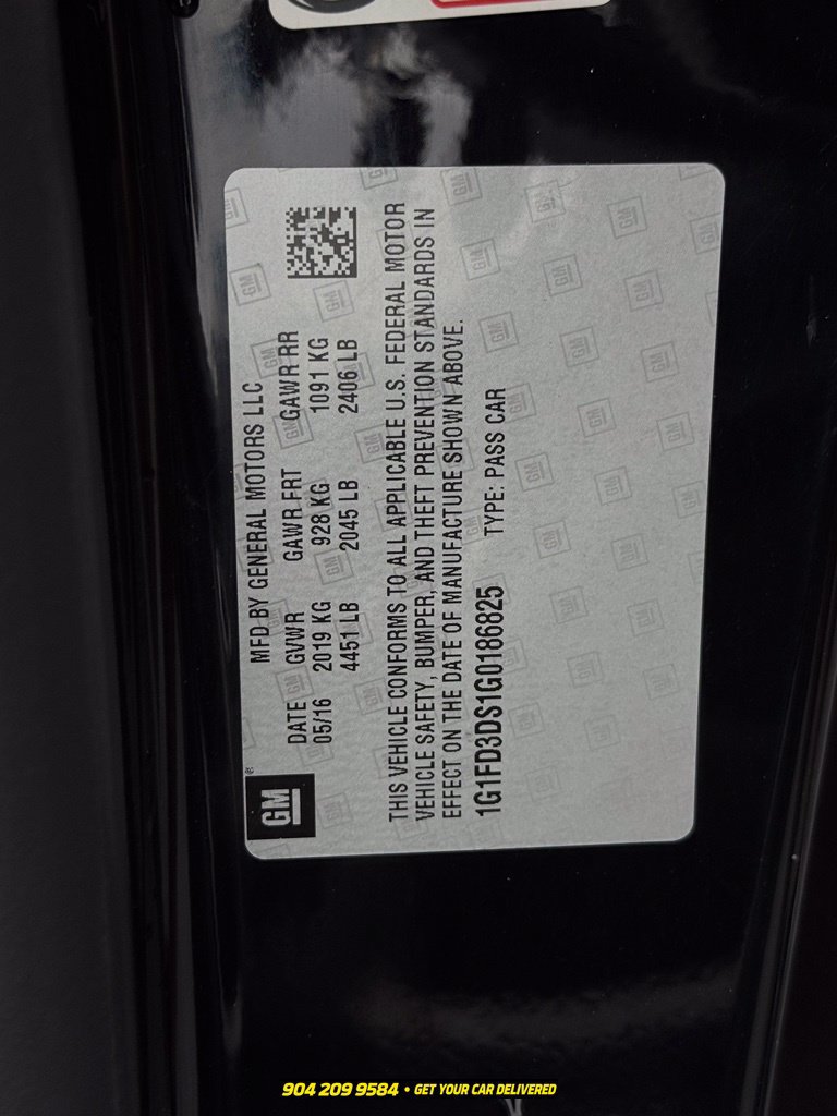 Used 2016 Chevrolet Camaro LT w/ RS Package RWD image 15