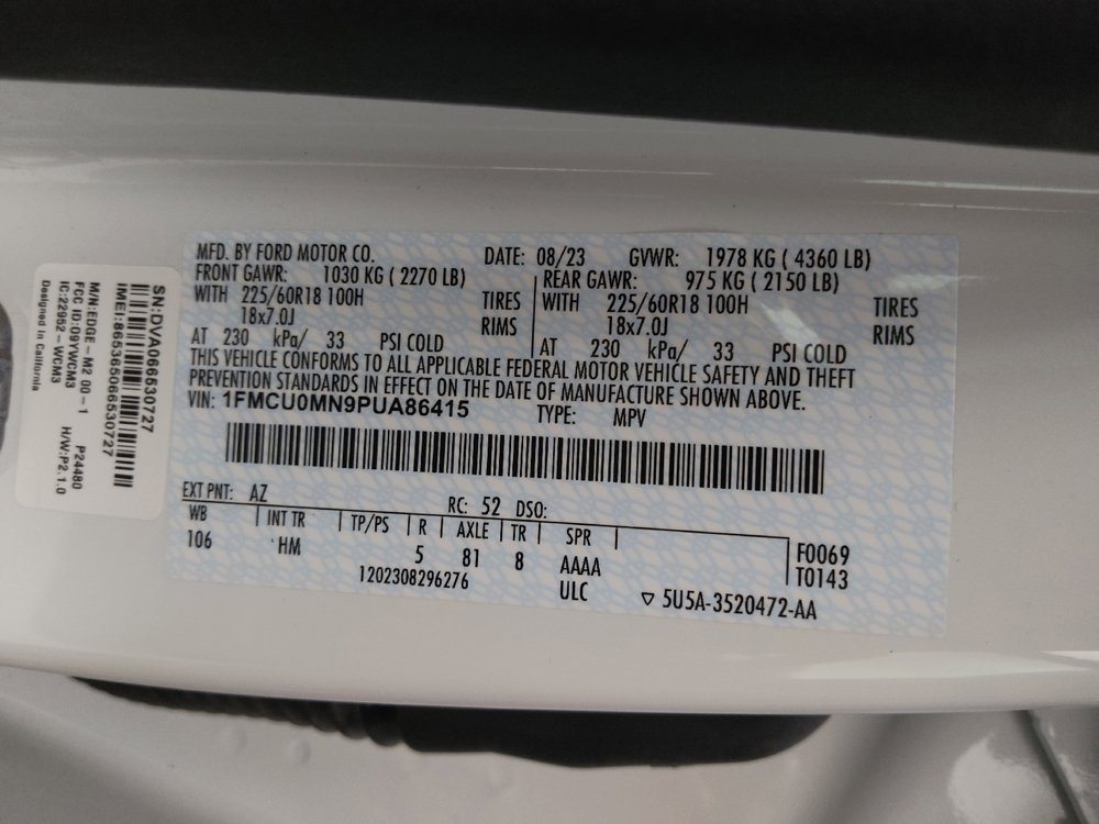 Used 2023 Ford Escape ST-Line w/ Tech Pack #1 image 33