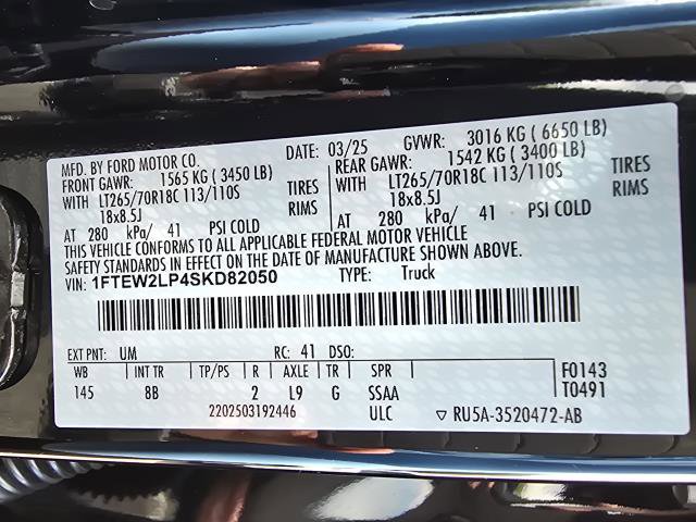 New 2025 Ford F150 STX w/ Equipment Group 201A FX4 image 30