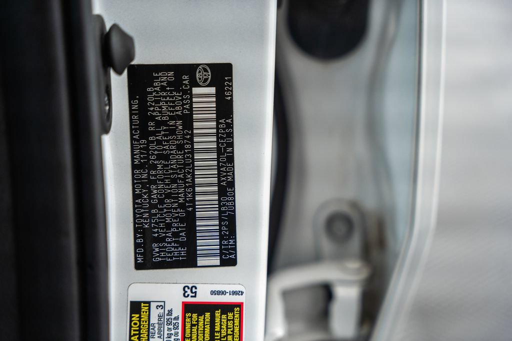 Used 2020 Toyota Camry XSE w/ Navigation Package FWD image 41