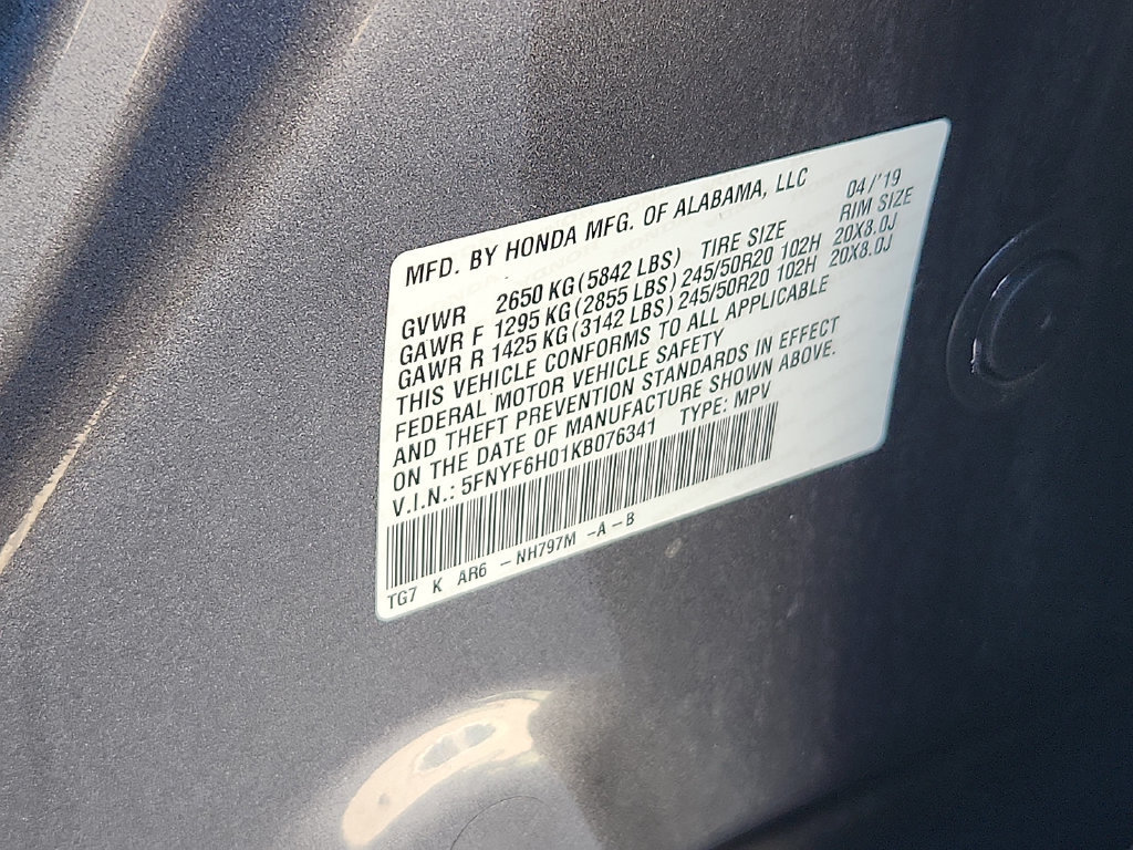 Used 2019 Honda Pilot Elite image 23