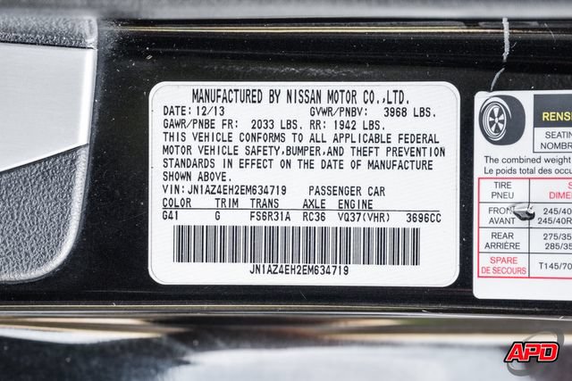 Used 2014 Nissan 370Z NISMO w/ Bose Package RWD image 71