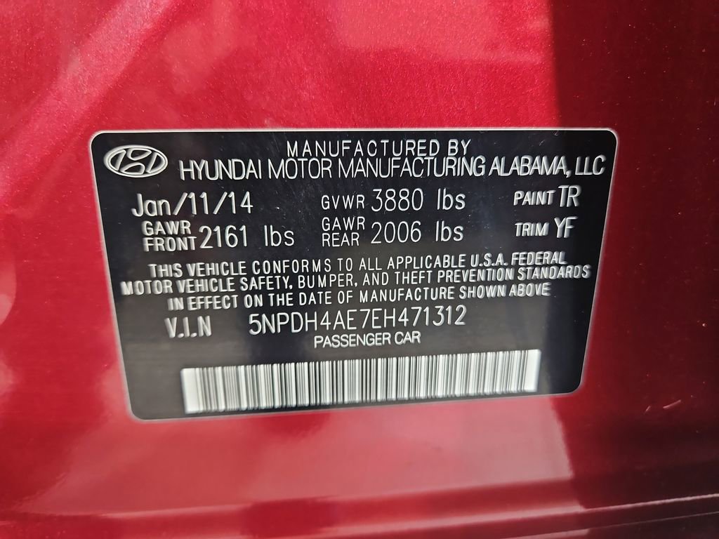 Used 2014 Hyundai Elantra SE w/ Option Group 02 image 29