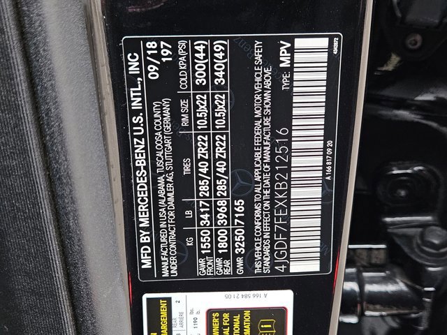 Used 2019 Mercedes-Benz GLS 63 AMG 4MATIC image 28