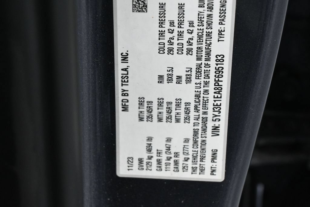 Used 2023 Tesla Model 3 Standard Range RWD image 17