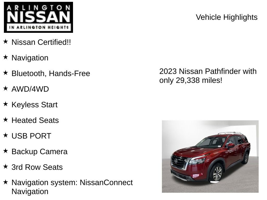 Certified 2023 Nissan Pathfinder SL image 8