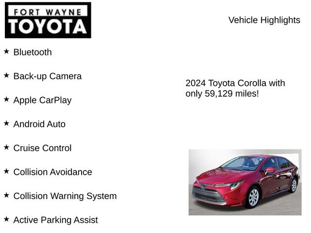 Used 2024 Toyota Corolla SE image 2