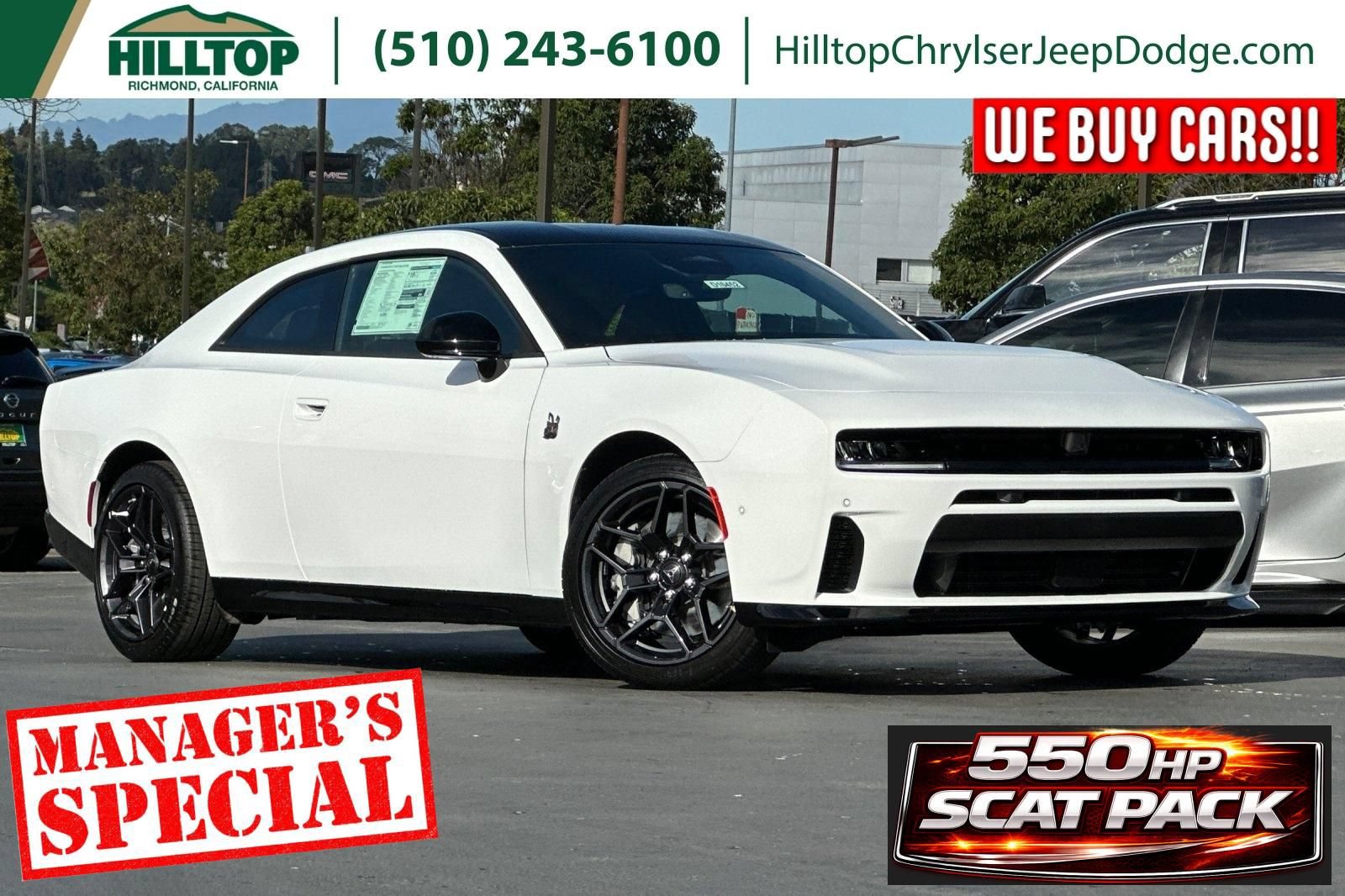 New 2026 Dodge Charger Scat Pack w/ Blacktop Package AWD/4WD image 1