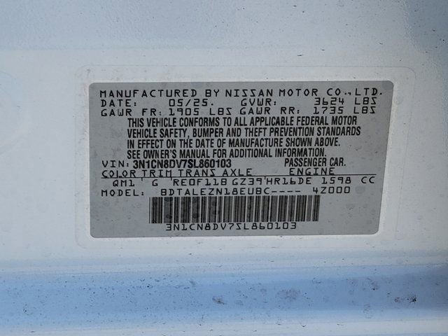 New 2025 Nissan Versa S w/ S Plus Package image 11