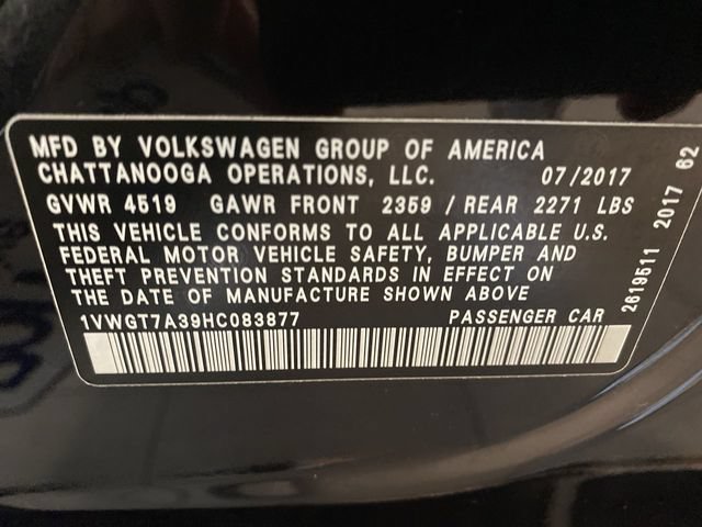 Used 2017 Volkswagen Passat 1.8T SE FWD image 41