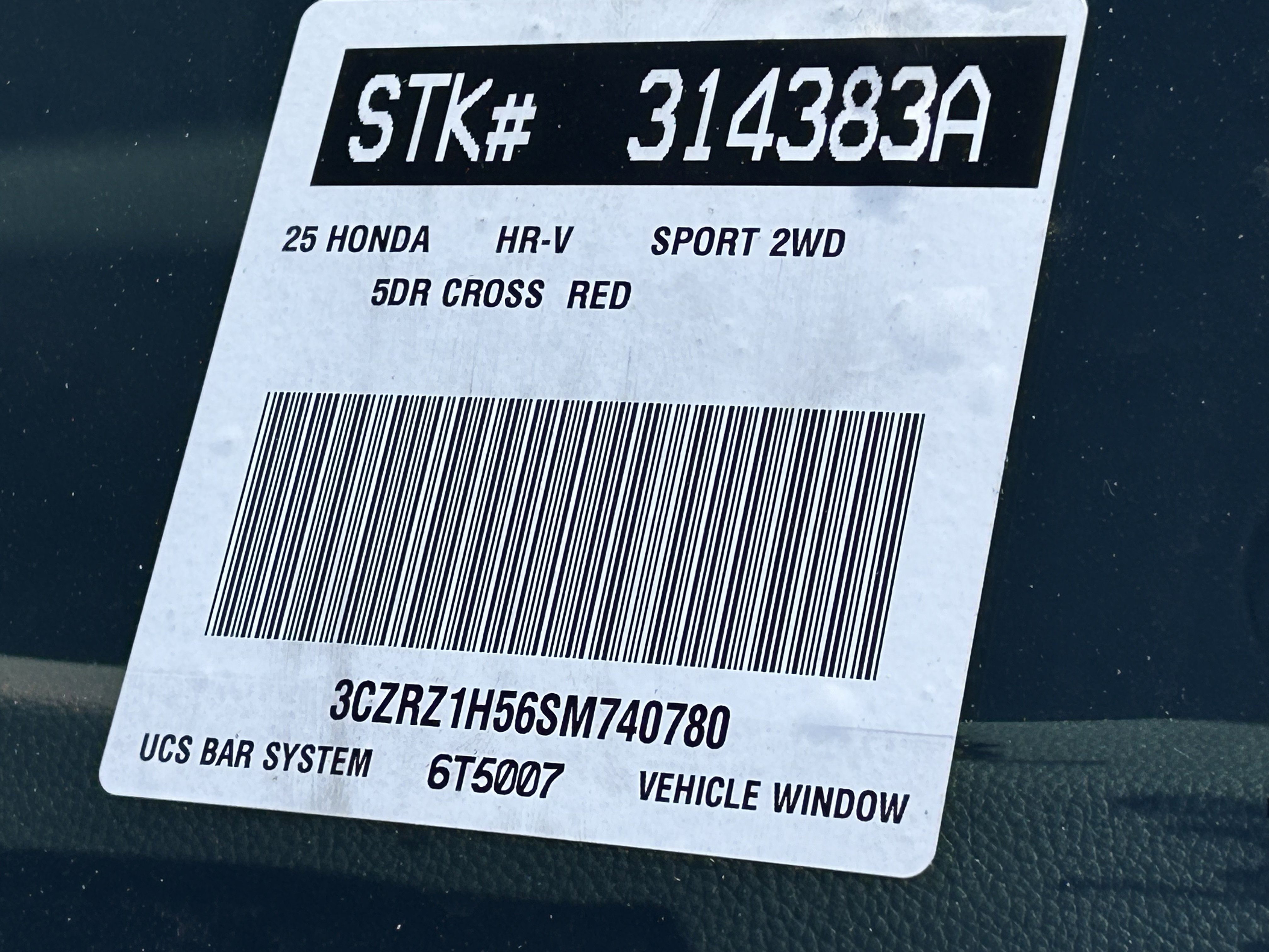 Certified 2025 Honda HR-V Sport image 5