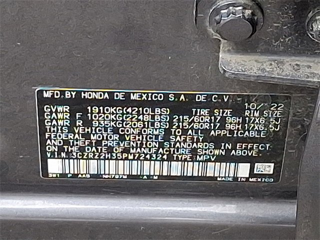 Certified 2023 Honda HR-V LX image 23