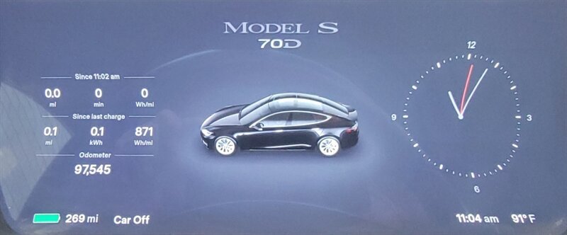 Used 2016 Tesla Model S 70D AWD/4WD image 8