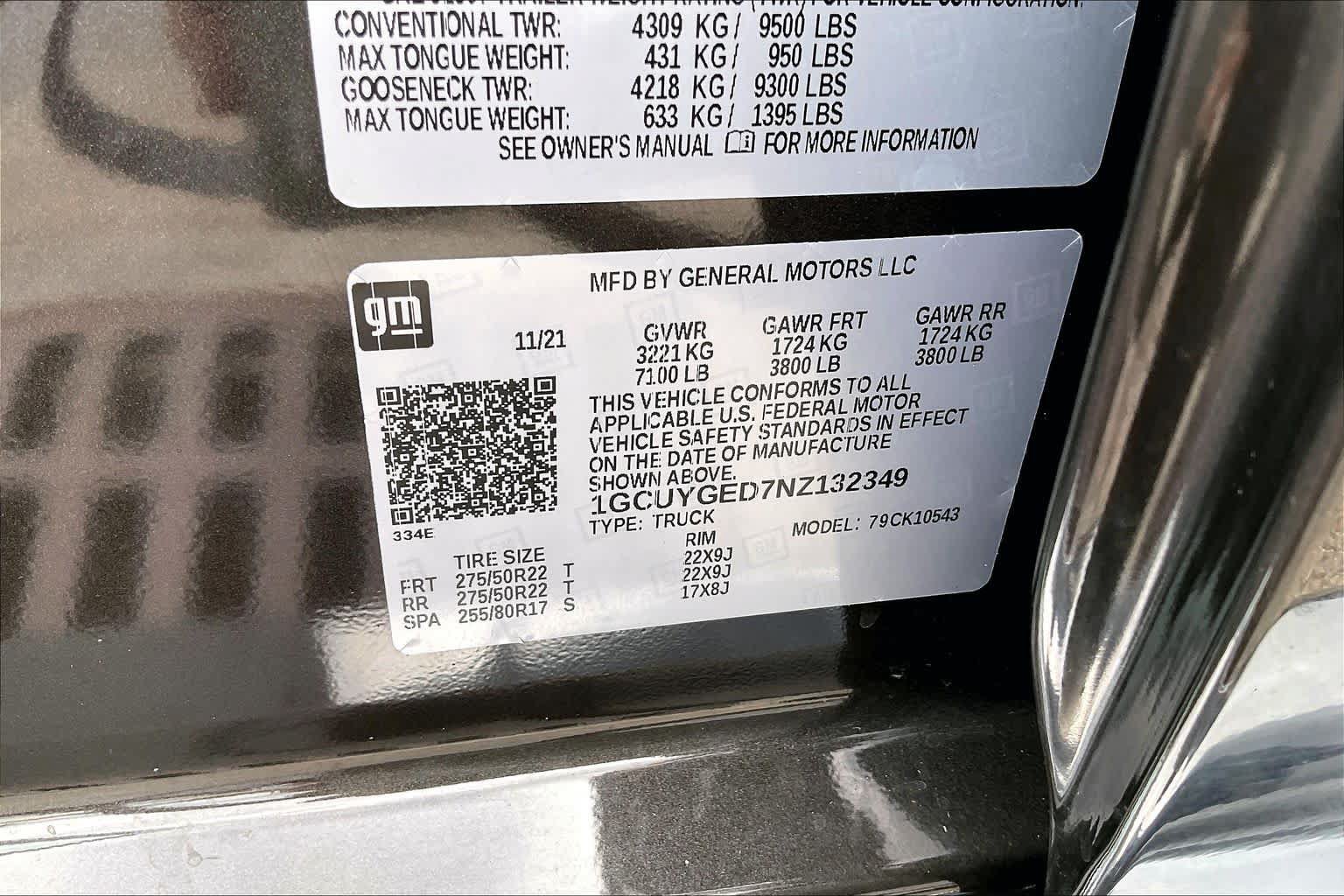 Used 2022 Chevrolet Silverado 1500 LTZ w/ LTZ Convenience Package II AWD/4WD image 30