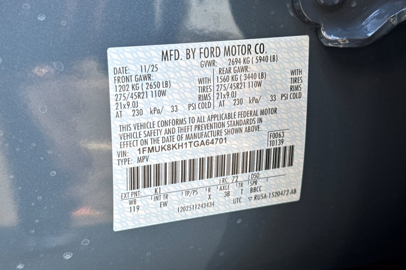 New 2026 Ford Explorer ST-Line w/ ST-Line Street Pack AWD/4WD image 33