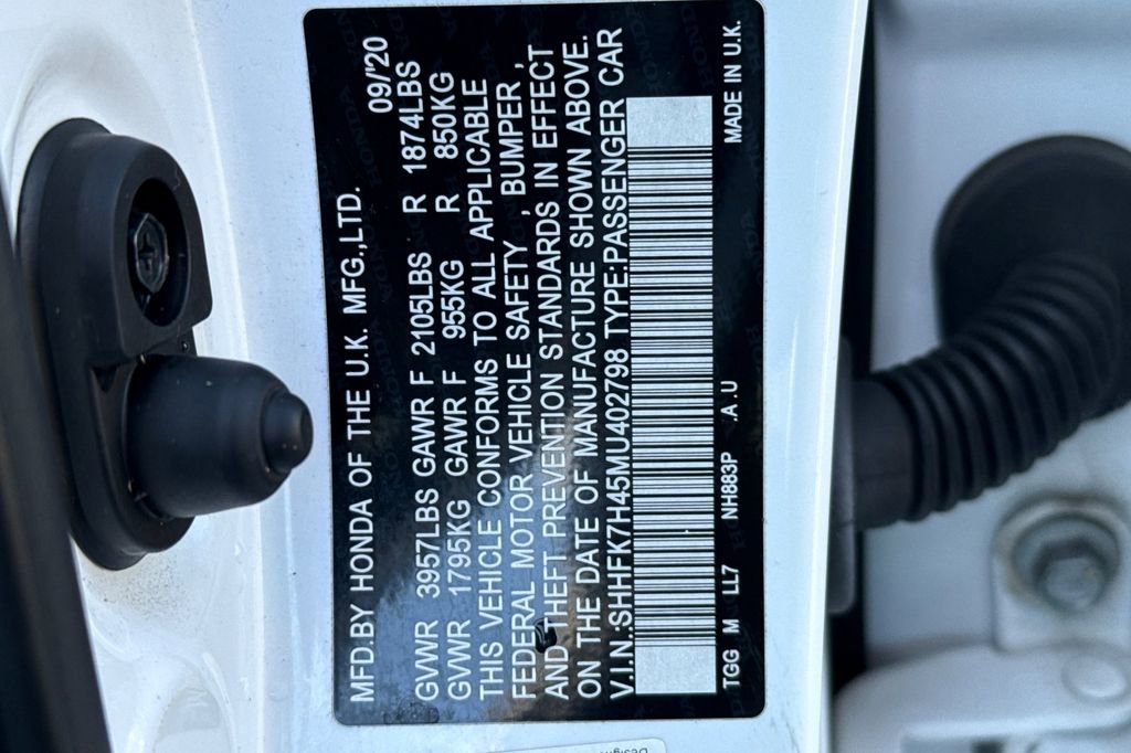 Used 2021 Honda Civic Sport image 38