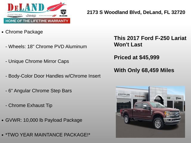Used 2017 Ford F250 Lariat w/ Chrome Package image 6