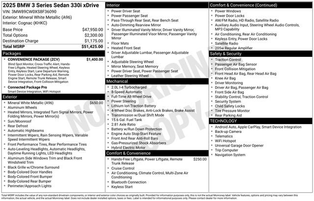 Used 2025 BMW 330i xDrive Sedan w/ Convenience Package image 41