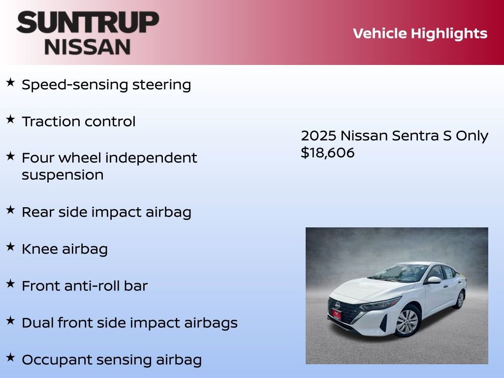 New 2025 Nissan Sentra S image 16
