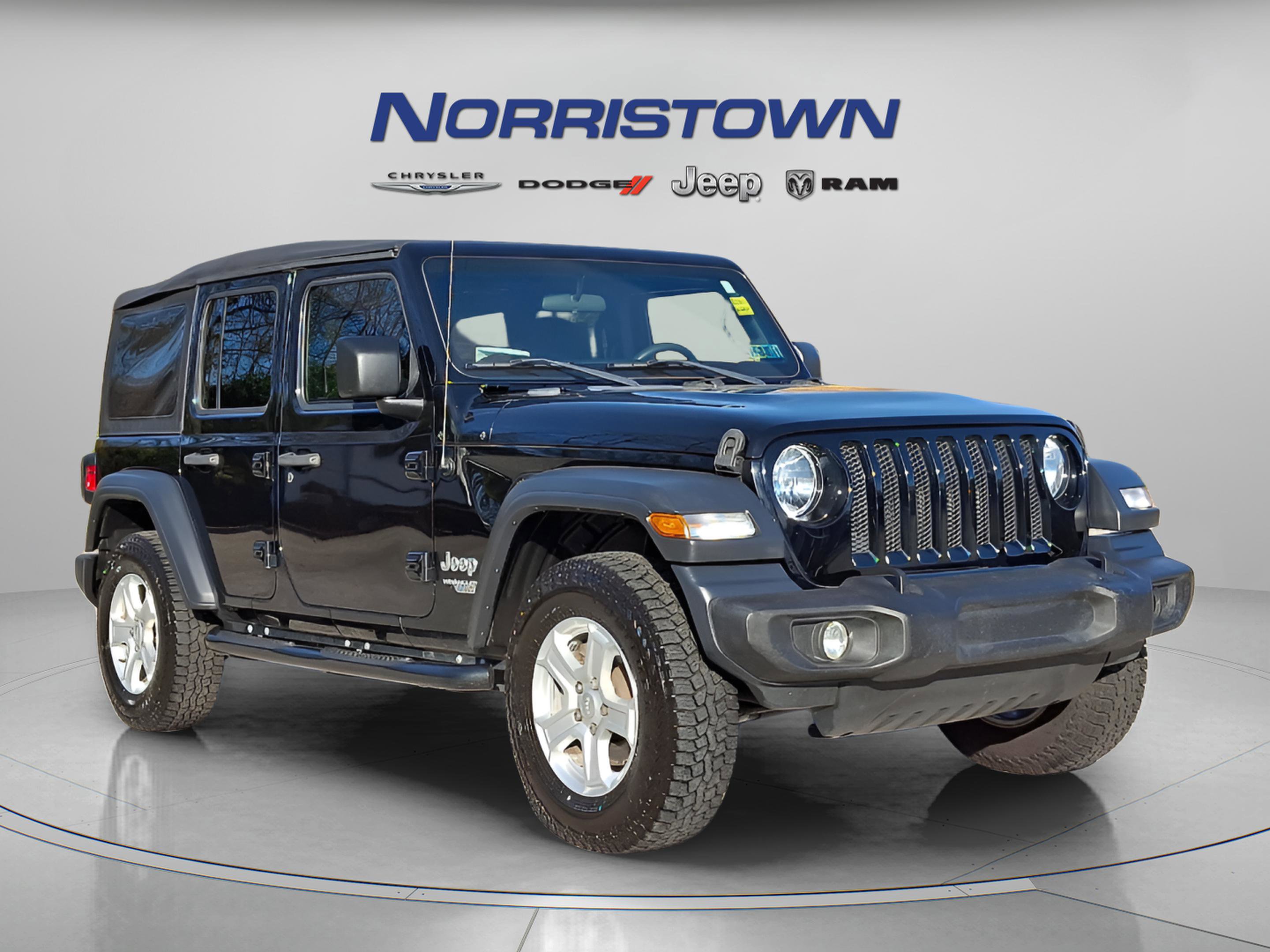 Certified 2018 Jeep Wrangler Unlimited Sport