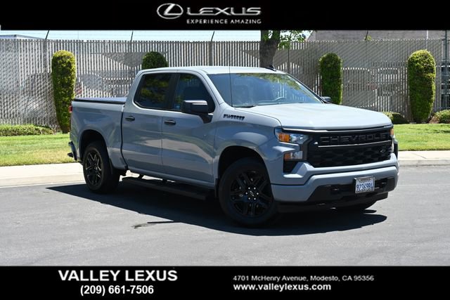 Used 2024 Chevrolet Silverado 1500 Custom w/ LPO, Dark Essentials Package RWD image 1