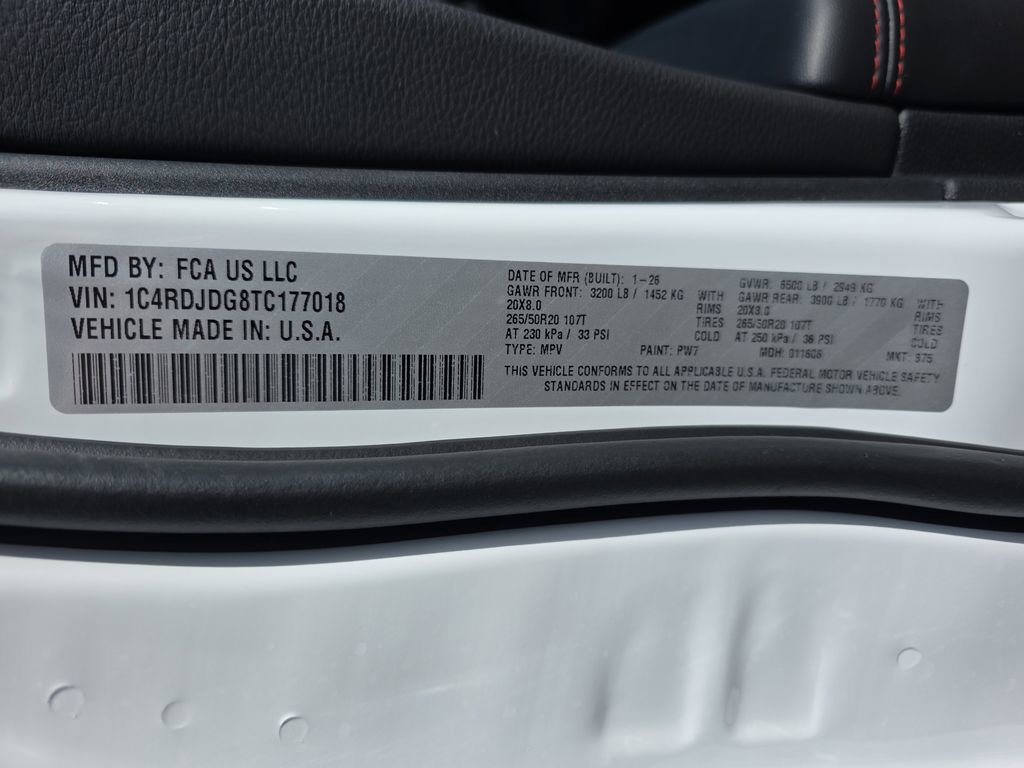 New 2026 Dodge Durango GT image 39