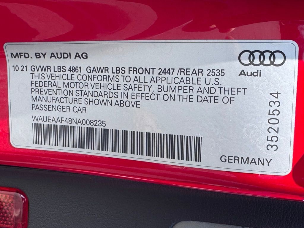 Used 2022 Audi A4 2.0T Premium Plus w/ Premium Plus Package image 47