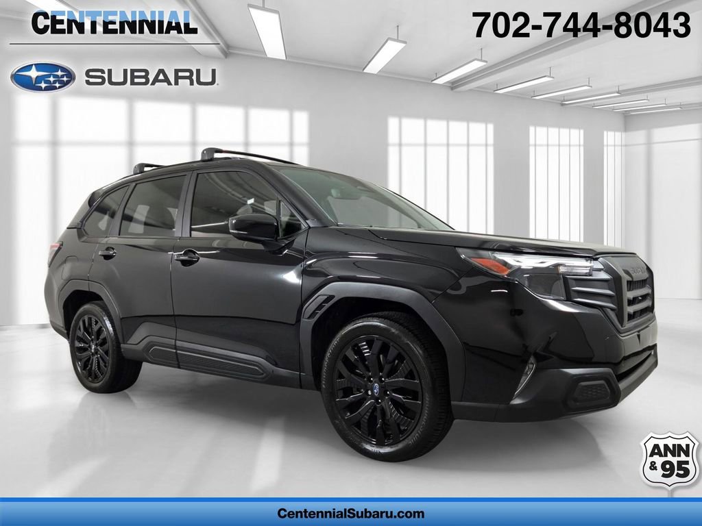 Certified 2025 Subaru Forester Sport w/ Popular Package #1 AWD/4WD video 1