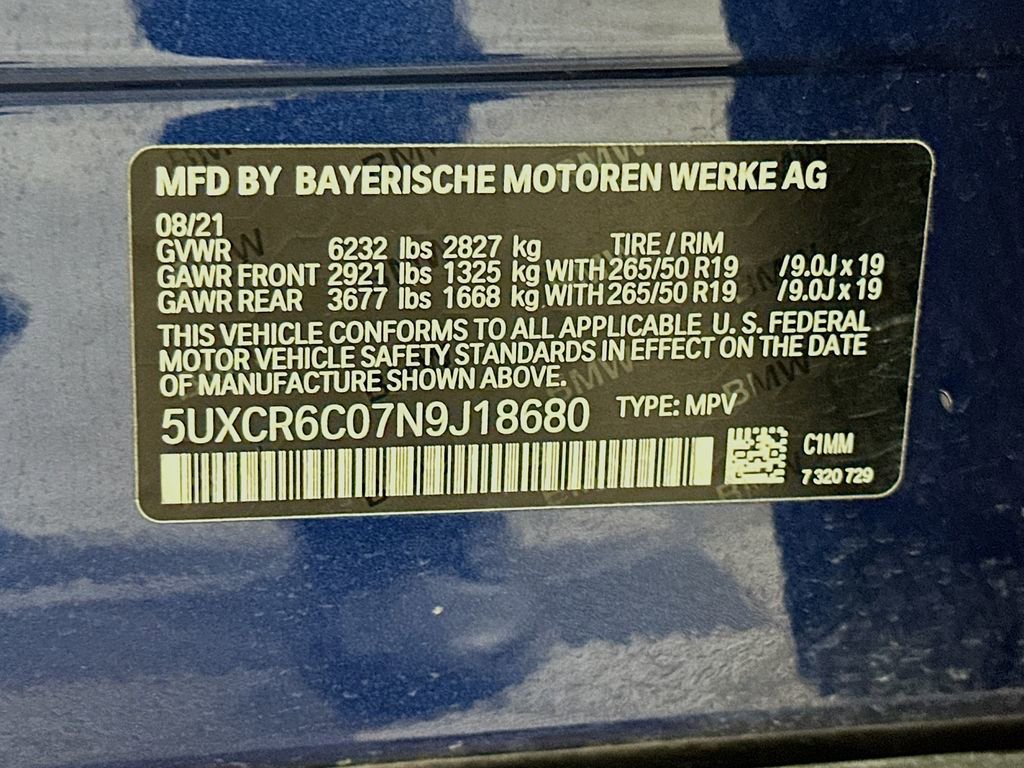 Certified 2022 BMW X5 xDrive40i w/ Luxury Seating Package image 33