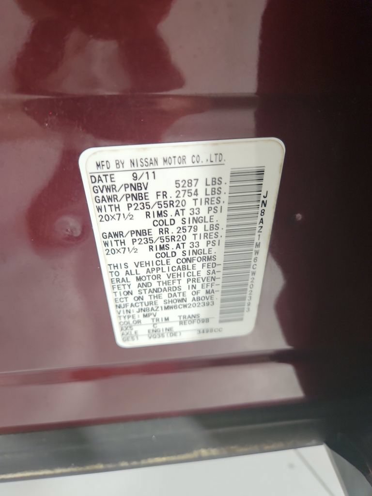 Used 2012 Nissan Murano LE w/ Platinum Pkg AWD/4WD image 30