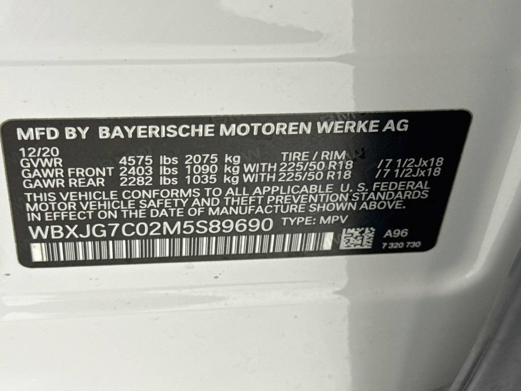 Used 2021 BMW X1 sDrive28i w/ Premium Package FWD image 34