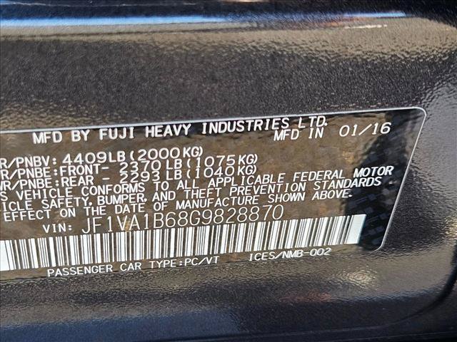 Used 2016 Subaru WRX AWD/4WD image 22