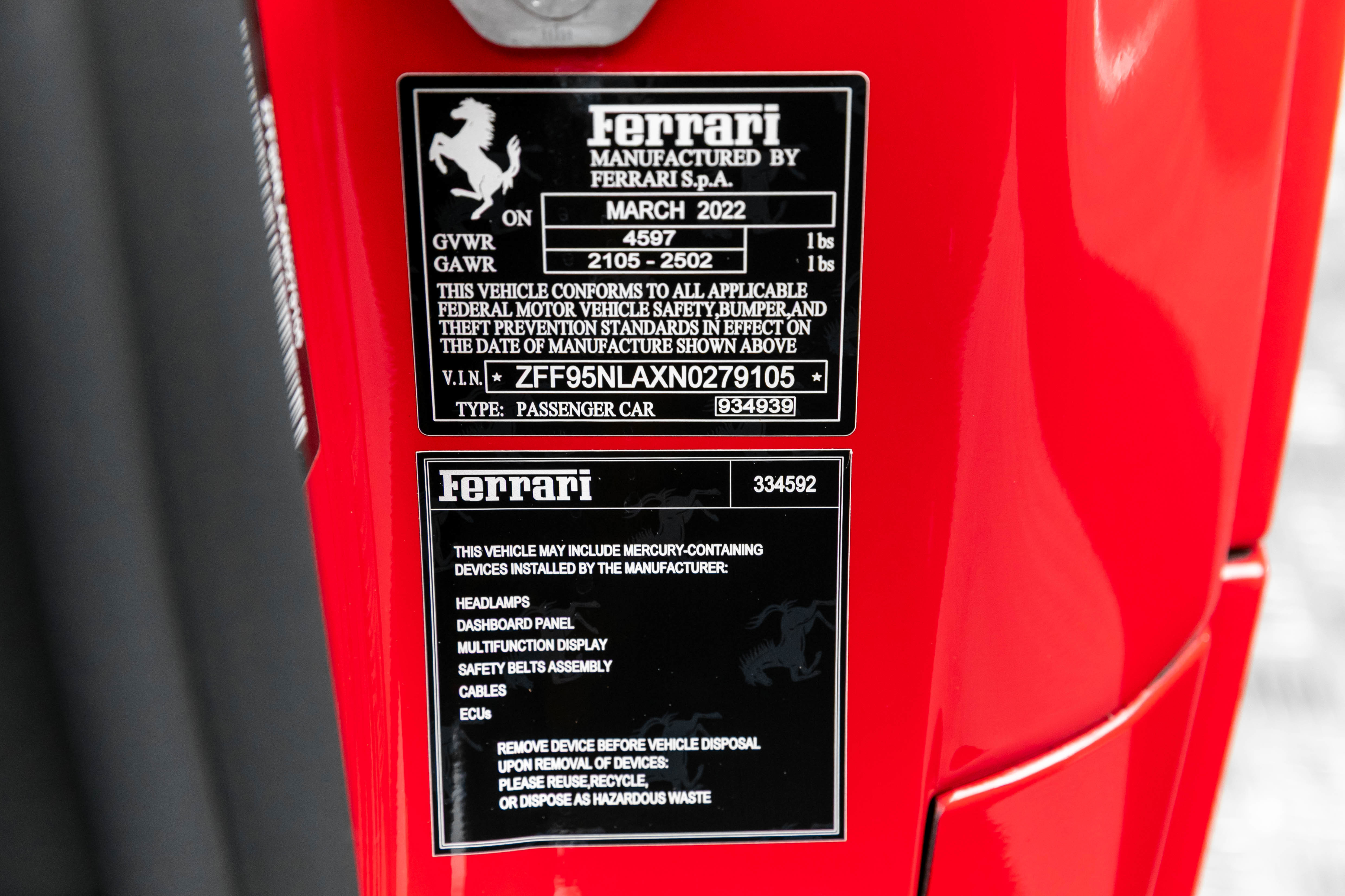 Certified 2022 Ferrari SF90 Stradale image 21