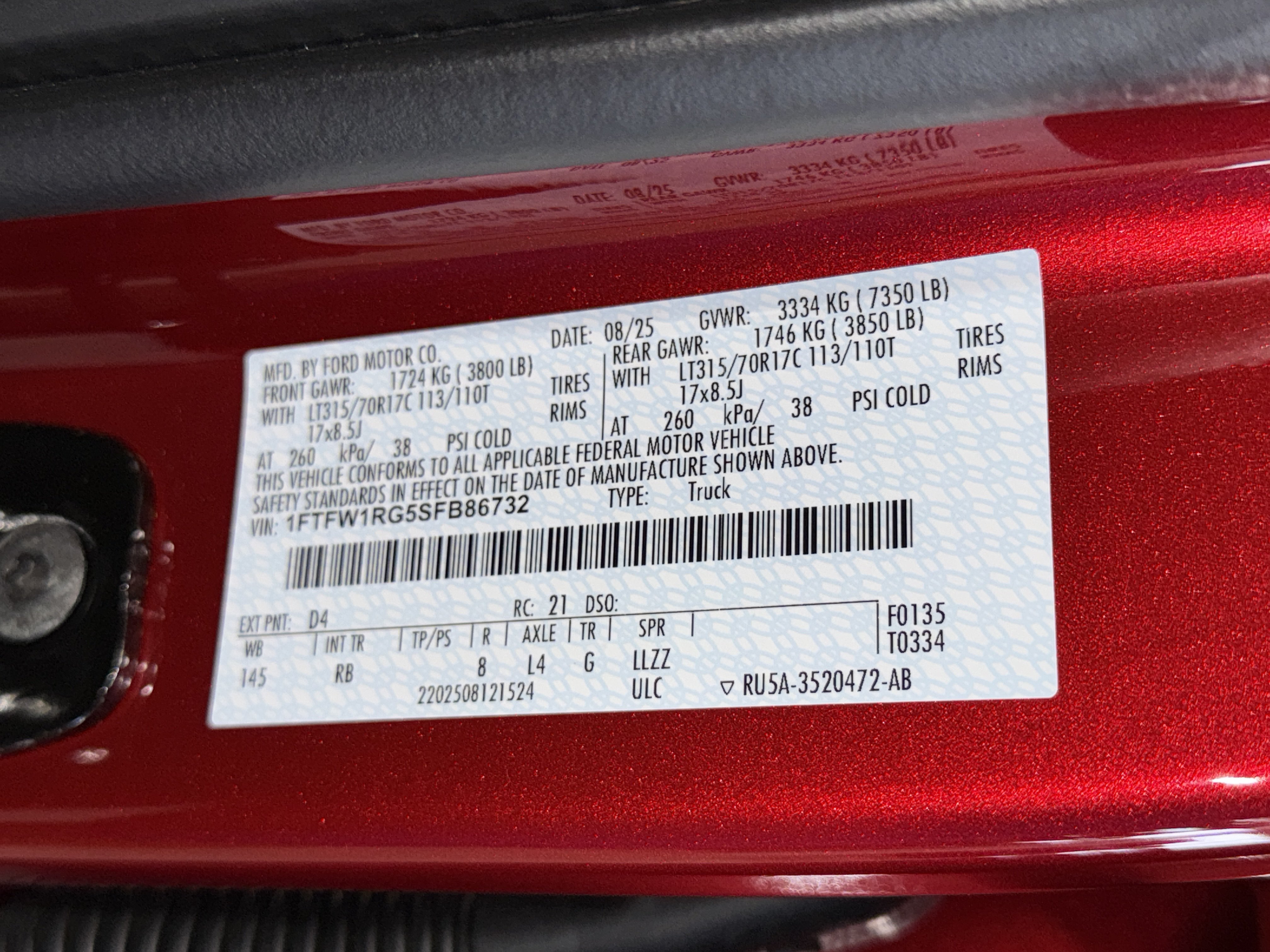 Used 2025 Ford F150 Raptor AWD/4WD image 37