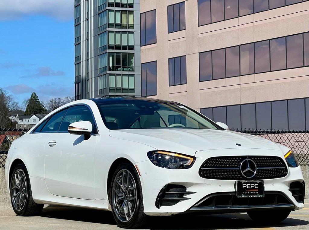 Used 2021 Mercedes-Benz E 450 4MATIC Coupe video 1