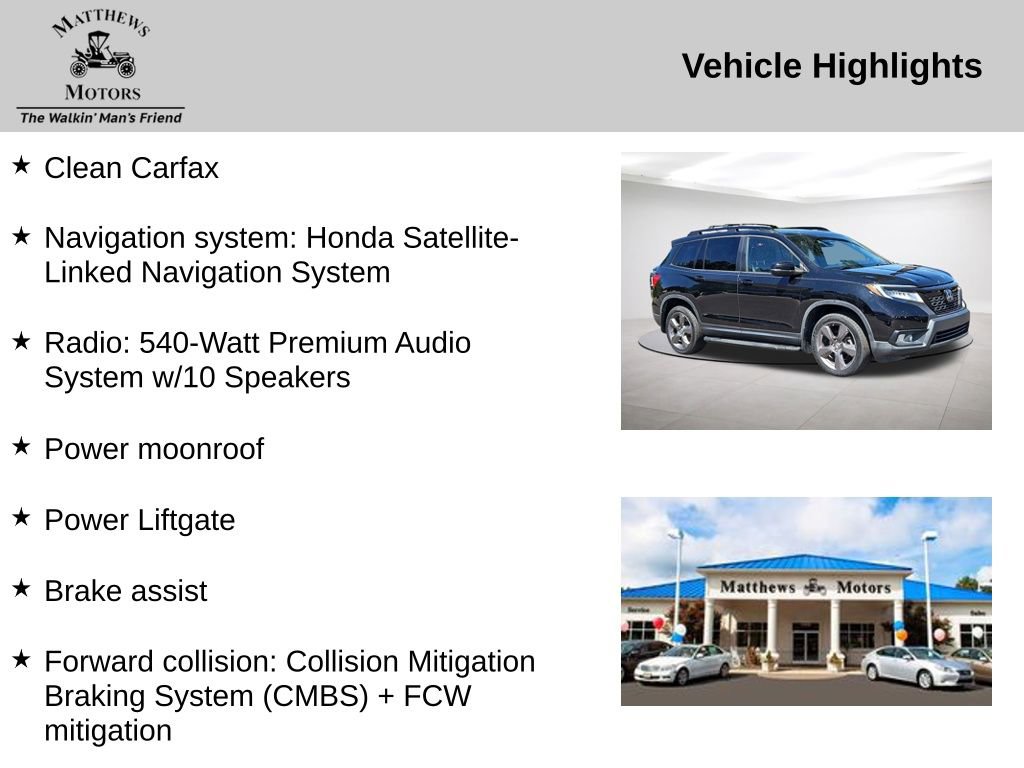 Used 2021 Honda Passport Touring image 14