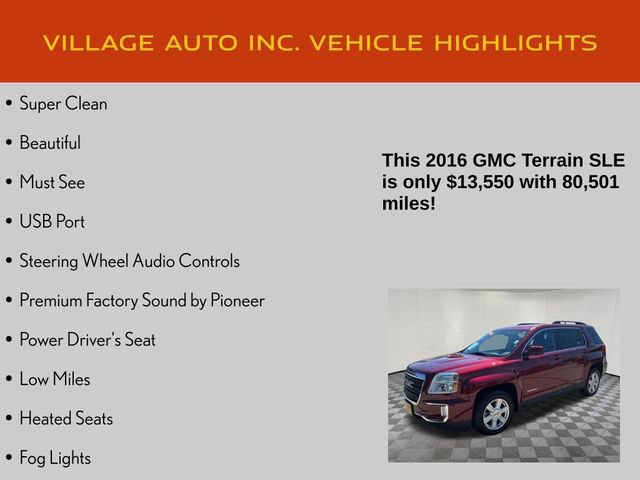 Used 2016 GMC Terrain SLE w/ Convenience Package AWD/4WD image 7