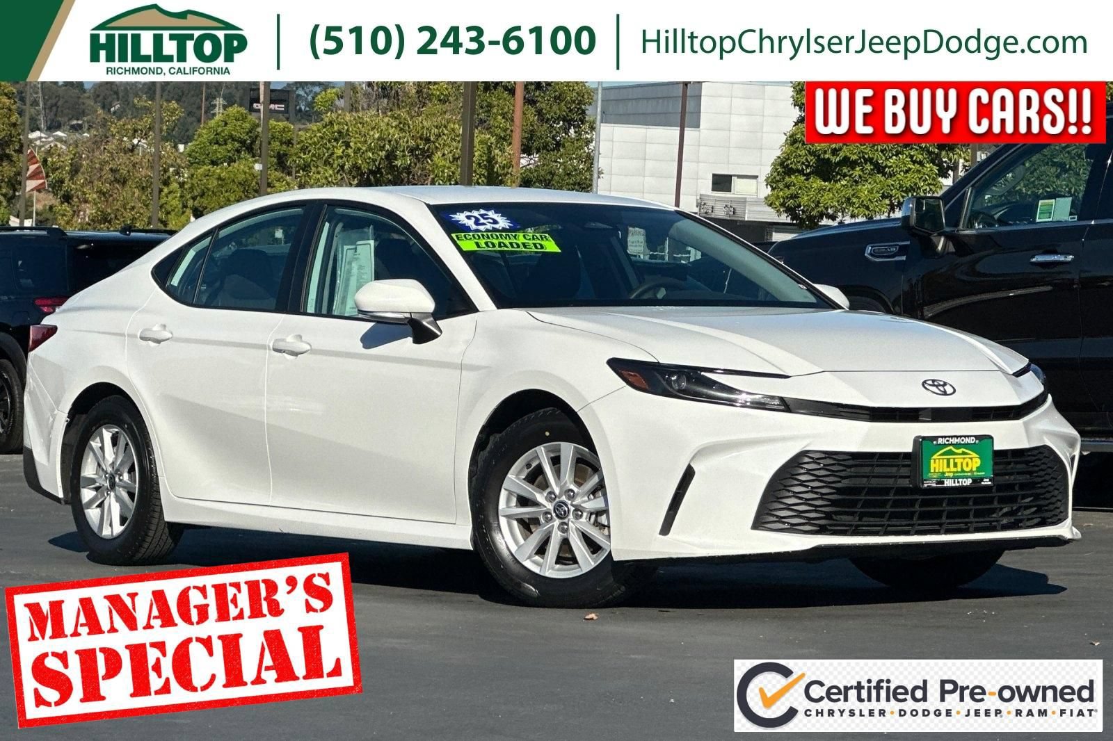 Used 2025 Toyota Camry LE FWD image 1