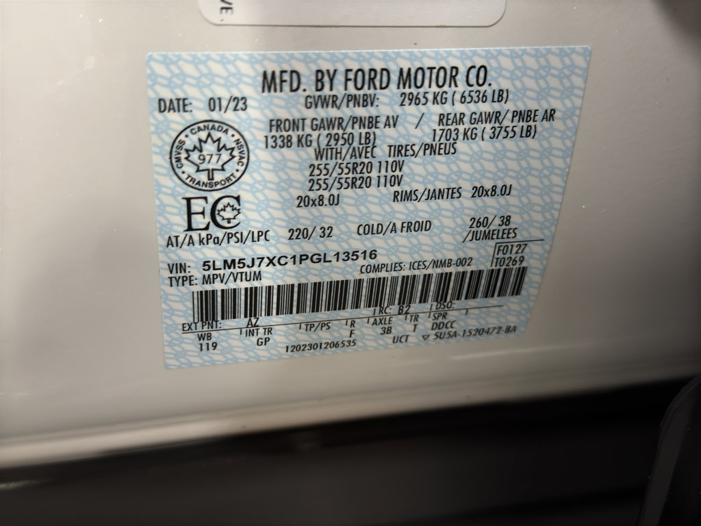 Used 2023 Lincoln Aviator Reserve w/ Equipment Group 201A image 40