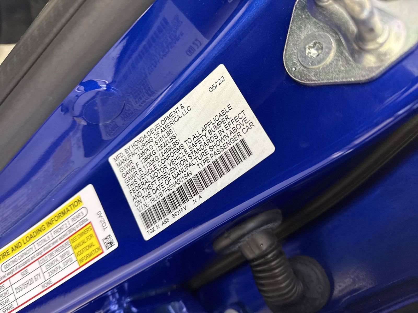 Certified 2022 Acura TLX Type S image 37