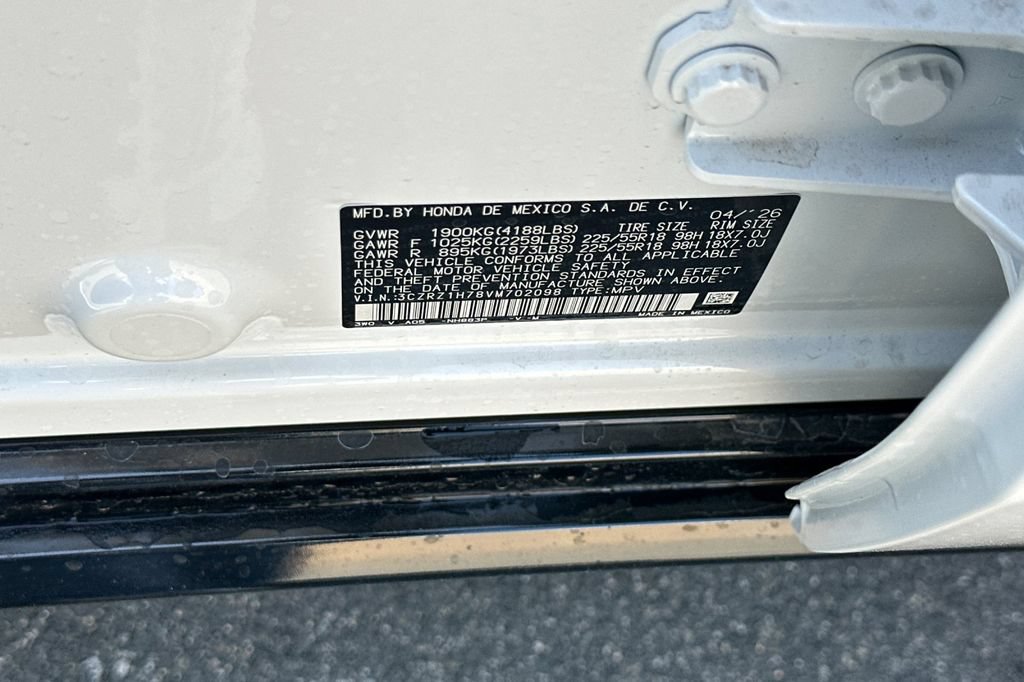 New 2027 Honda HR-V EX-L image 33