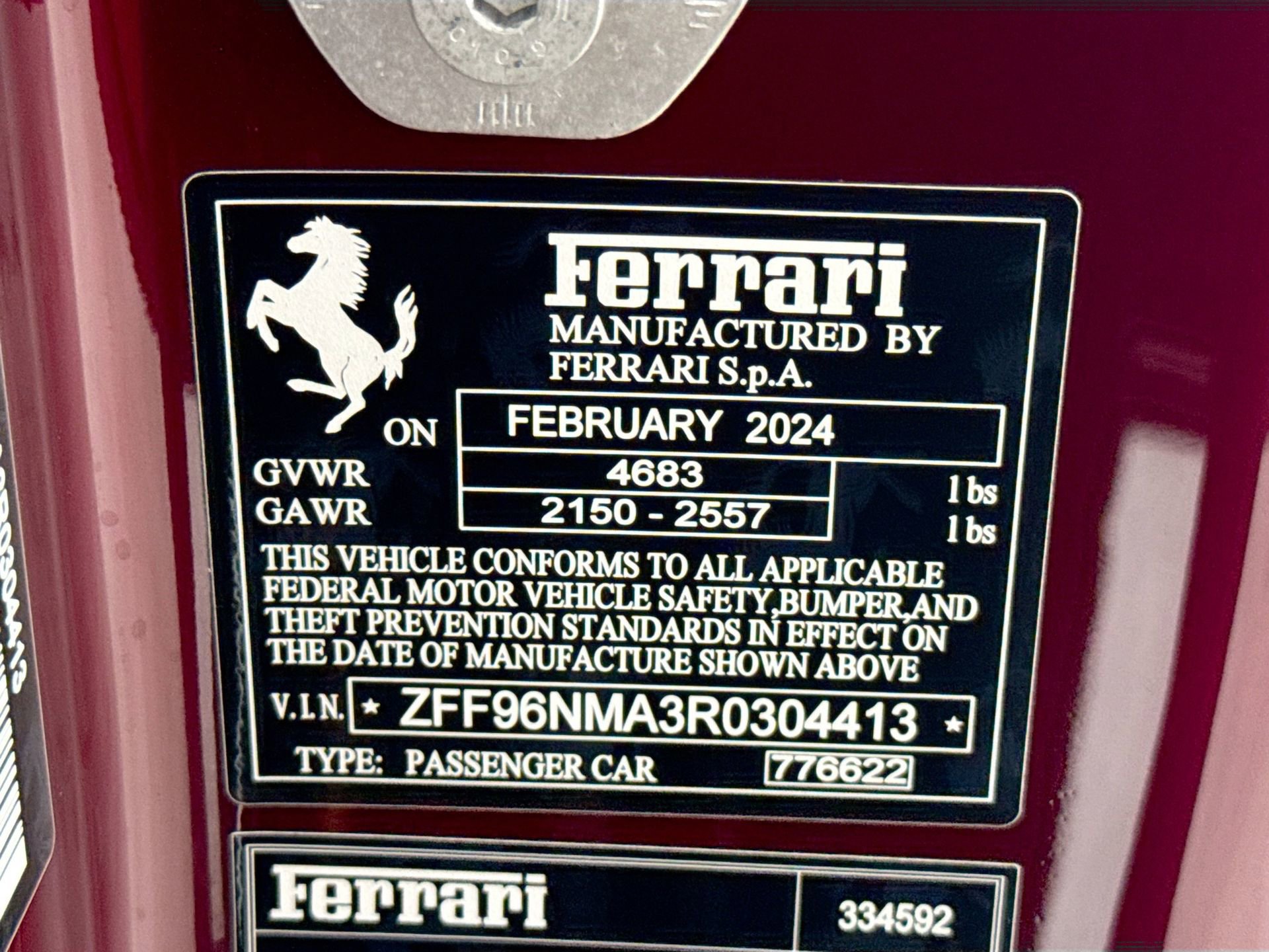 Certified 2024 Ferrari SF90 Spider AWD/4WD image 27